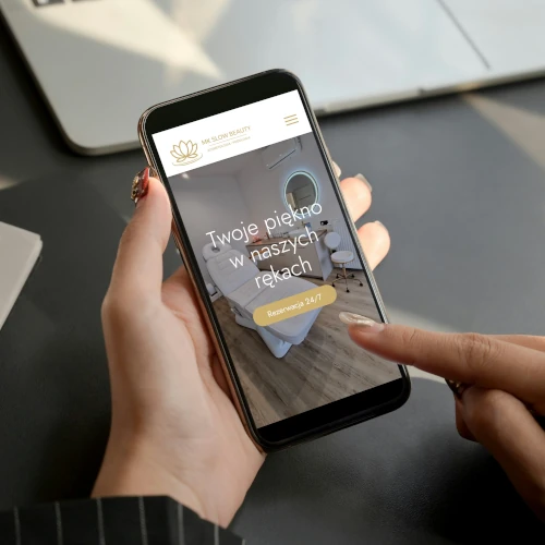 Realizacja strony dla MK Slow Beauty - salon kosmetyczny